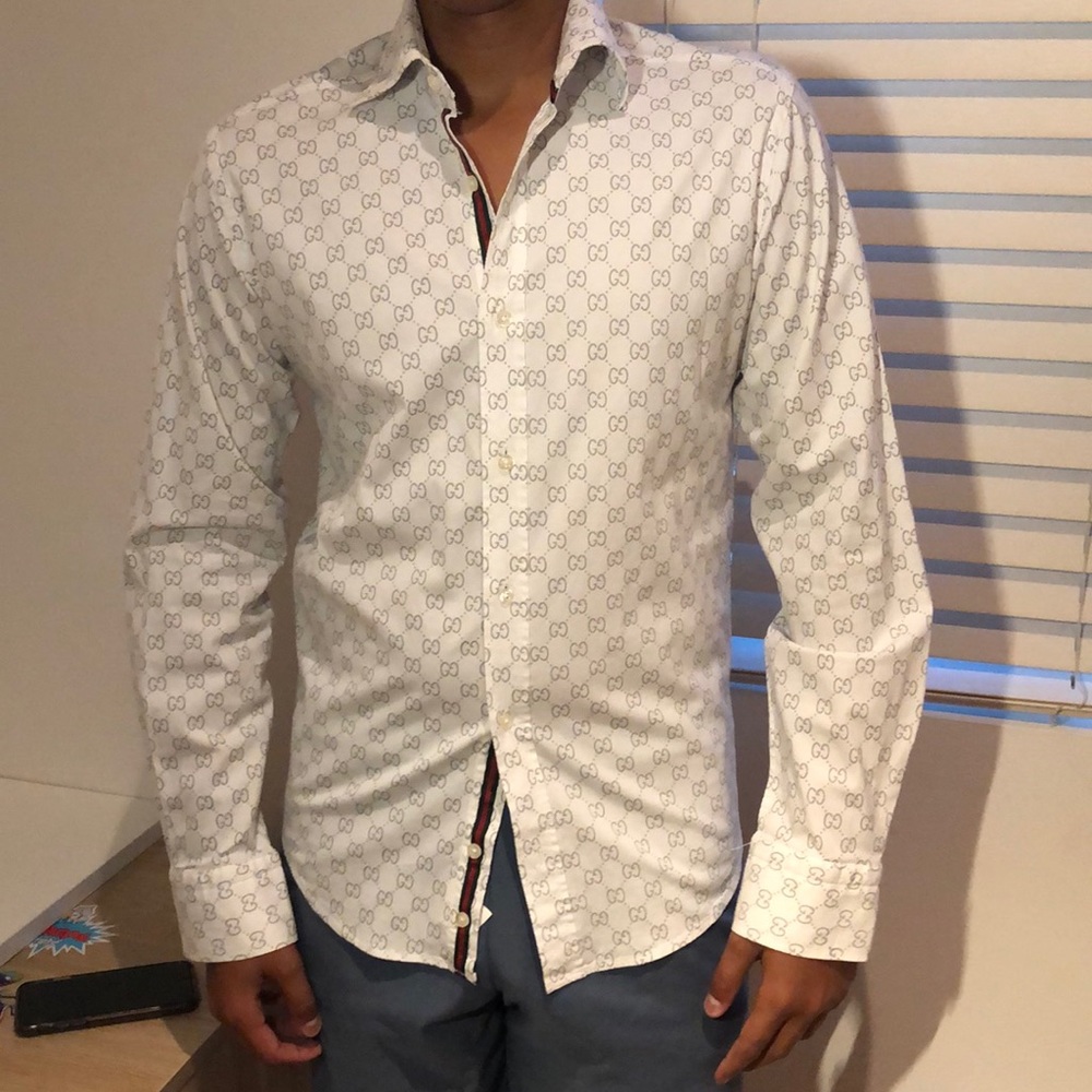 Gucci Men’s Button Down Shirt.